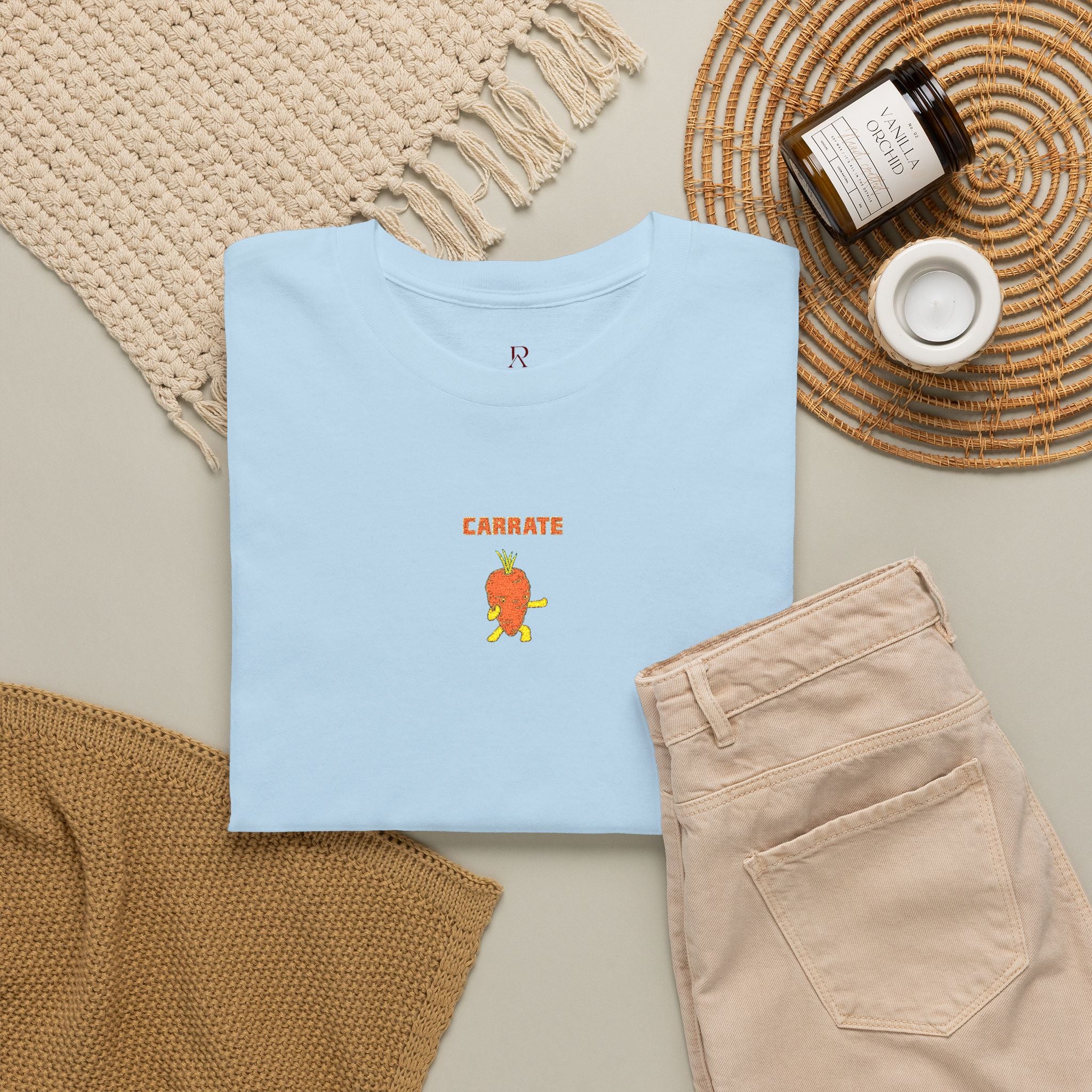 Embroidered Carrate Carrot Tee